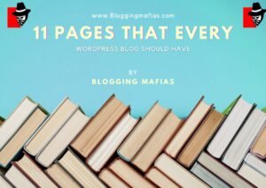 pages every blog should have
